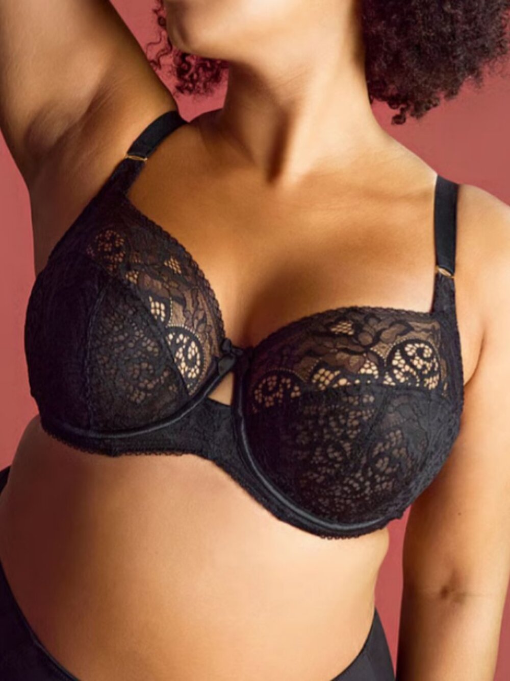 42G Sculptresse Estel Full Cup Bra in Black Lace (Never Worn)